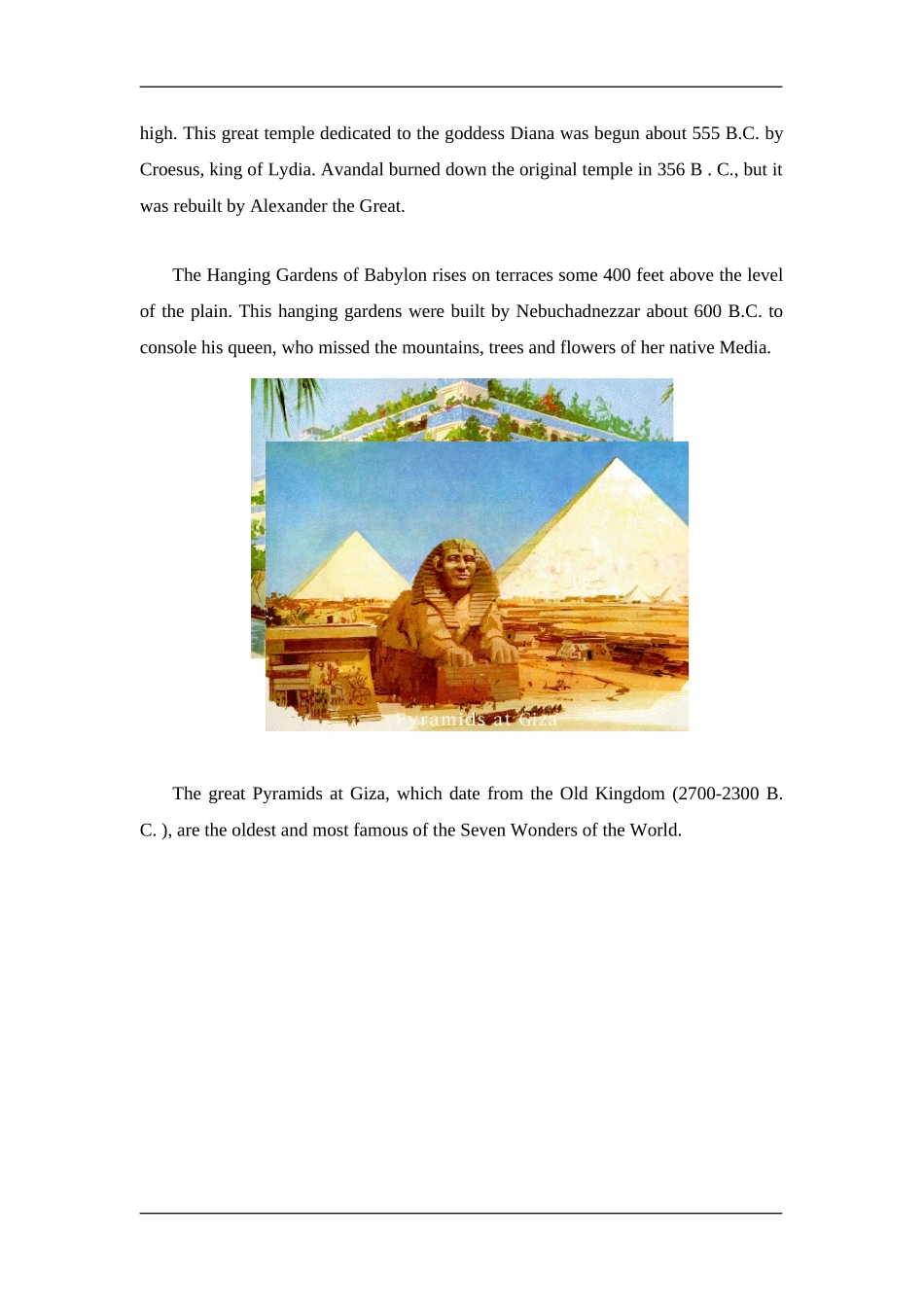 The Seven Wonders of the ancient world_第3页