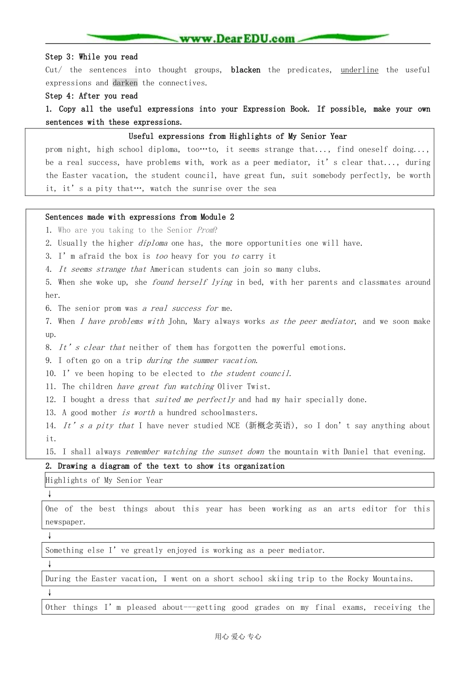 Module 2 Highlights of mey senior Year-Period 1_第3页