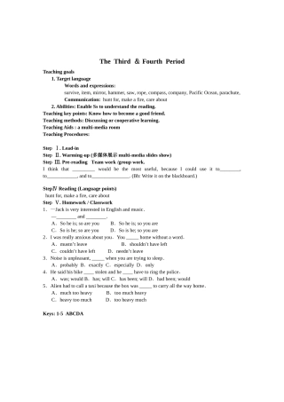 Unit 1 period 3-4 Reading