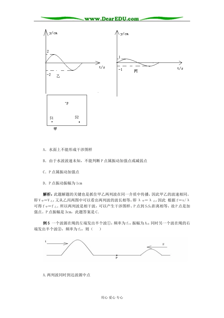 [原创]挖掘波速隐含条件，巧解一类波动问题 [全国通用]_第3页