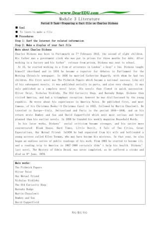 Module 3 Literature-Task