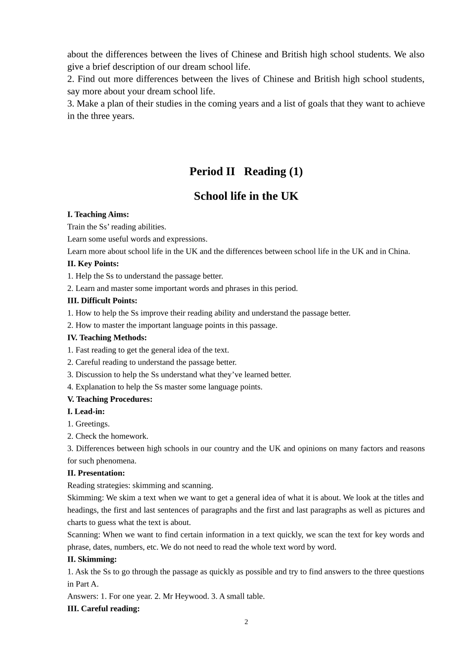 Unit 1 整体教案3_第2页