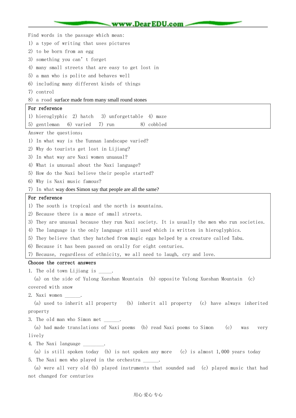 Module 5 Ethnic Culture-Reading and Vocabulary(1)_第3页