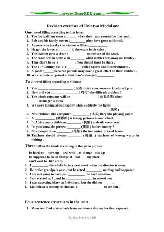 Unit2 of M1