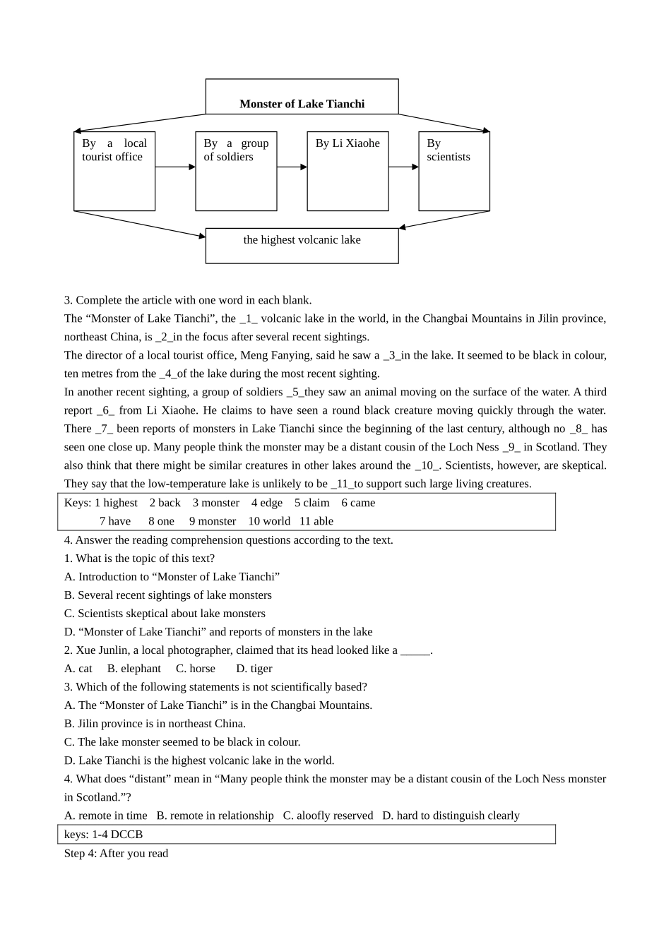 Module 6 Unexplained Mysteries of the Natural World Reading 外研版必修4_第2页