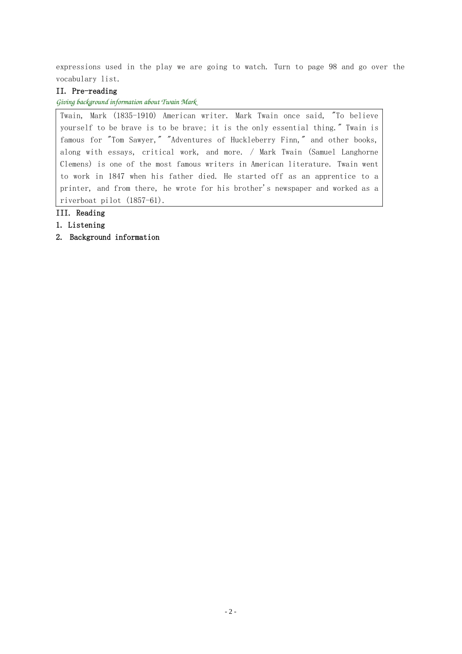 Unit3 The Million Pound Bank-Note阅读课 新课标 人教版 必修3_第2页