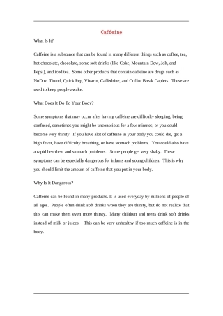 Caffeine