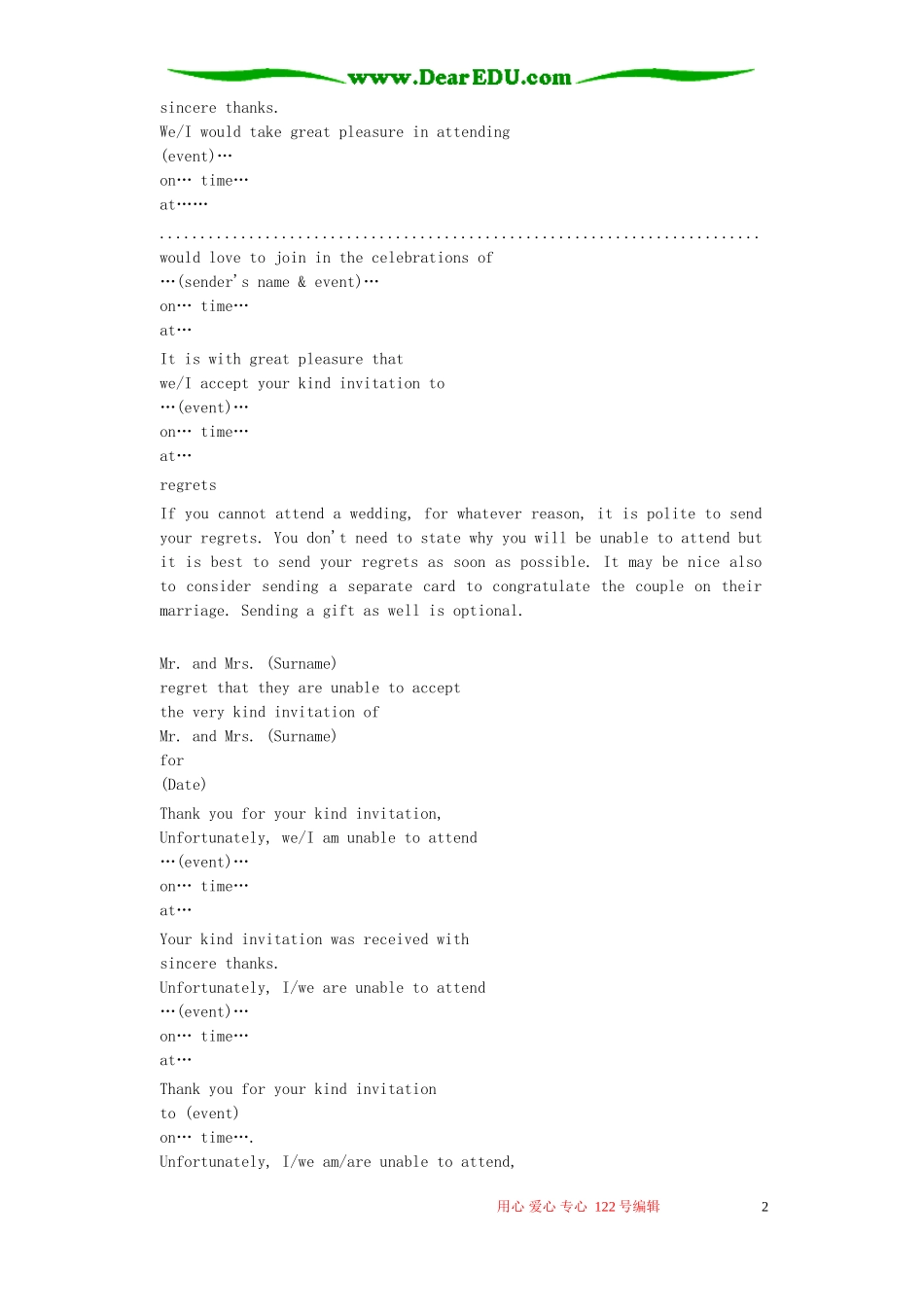 Module3 Body Language and Non-verbal Communication Writing 外研版必修4_第2页