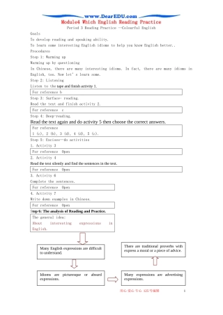 Module4 Which English Reading Practice 外研版必修8