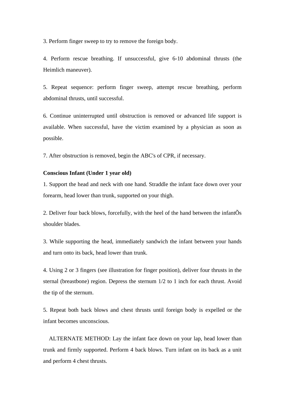 First Aid for Choking_第2页