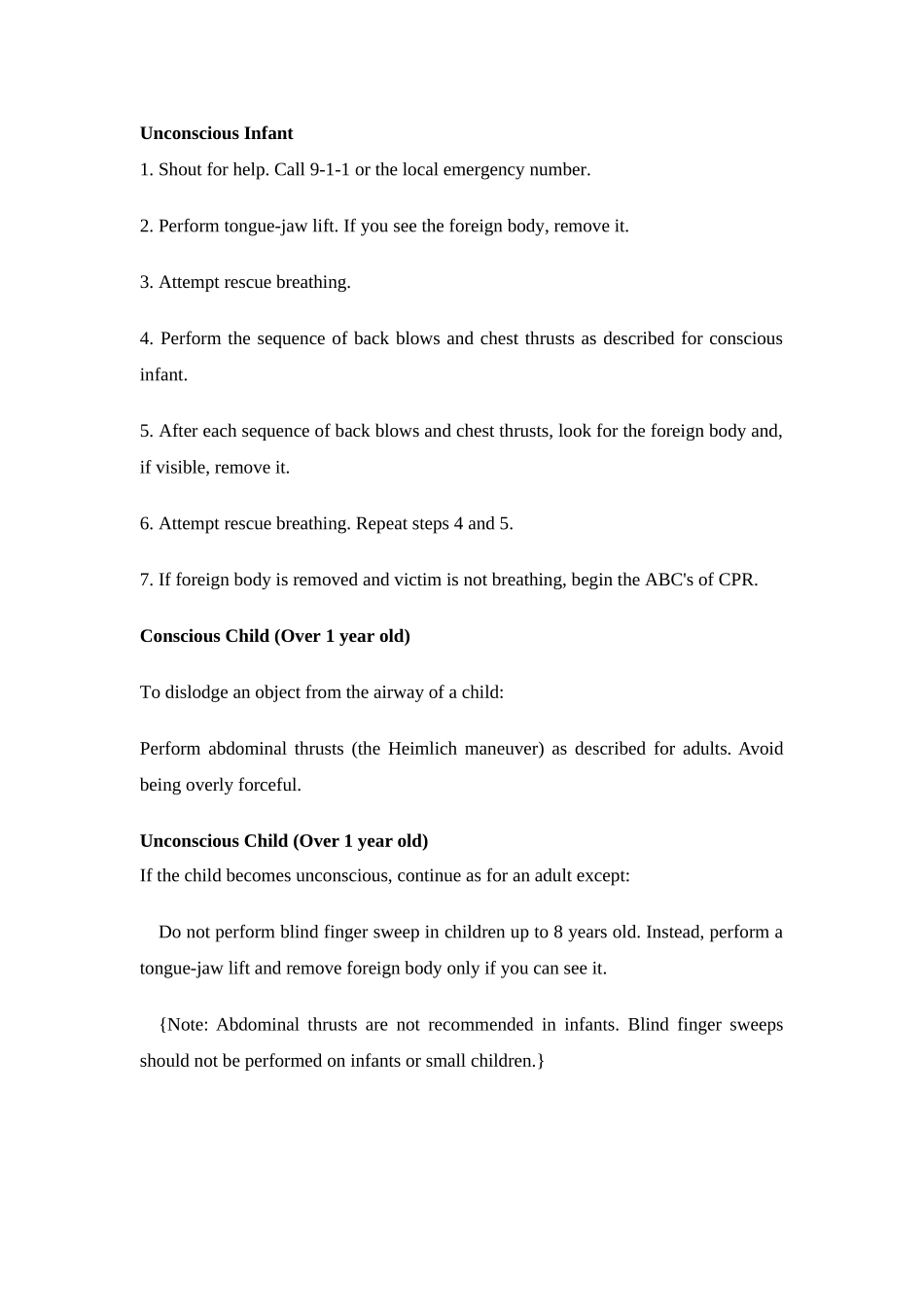First Aid for Choking_第3页