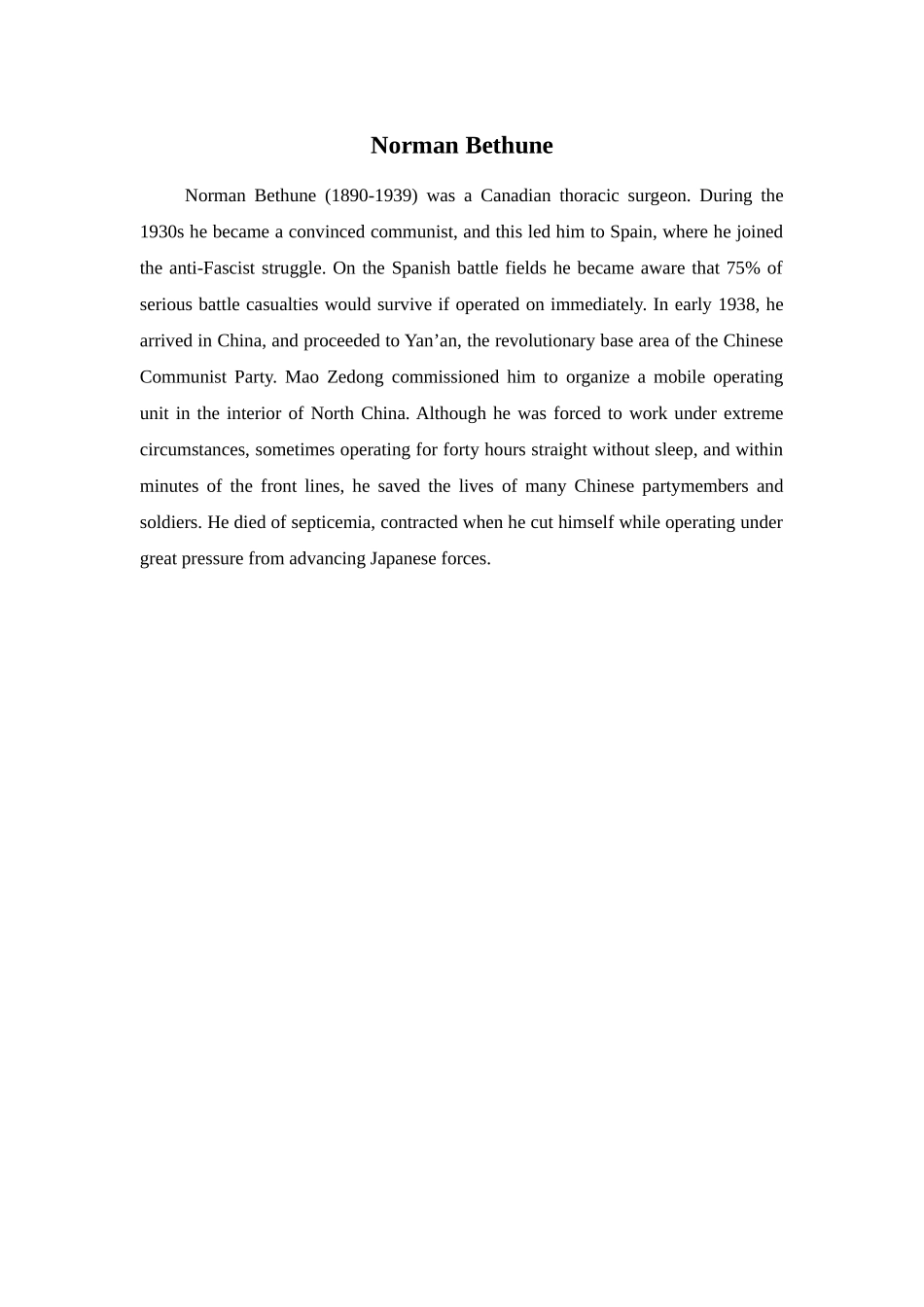 Norman Bethune_第1页