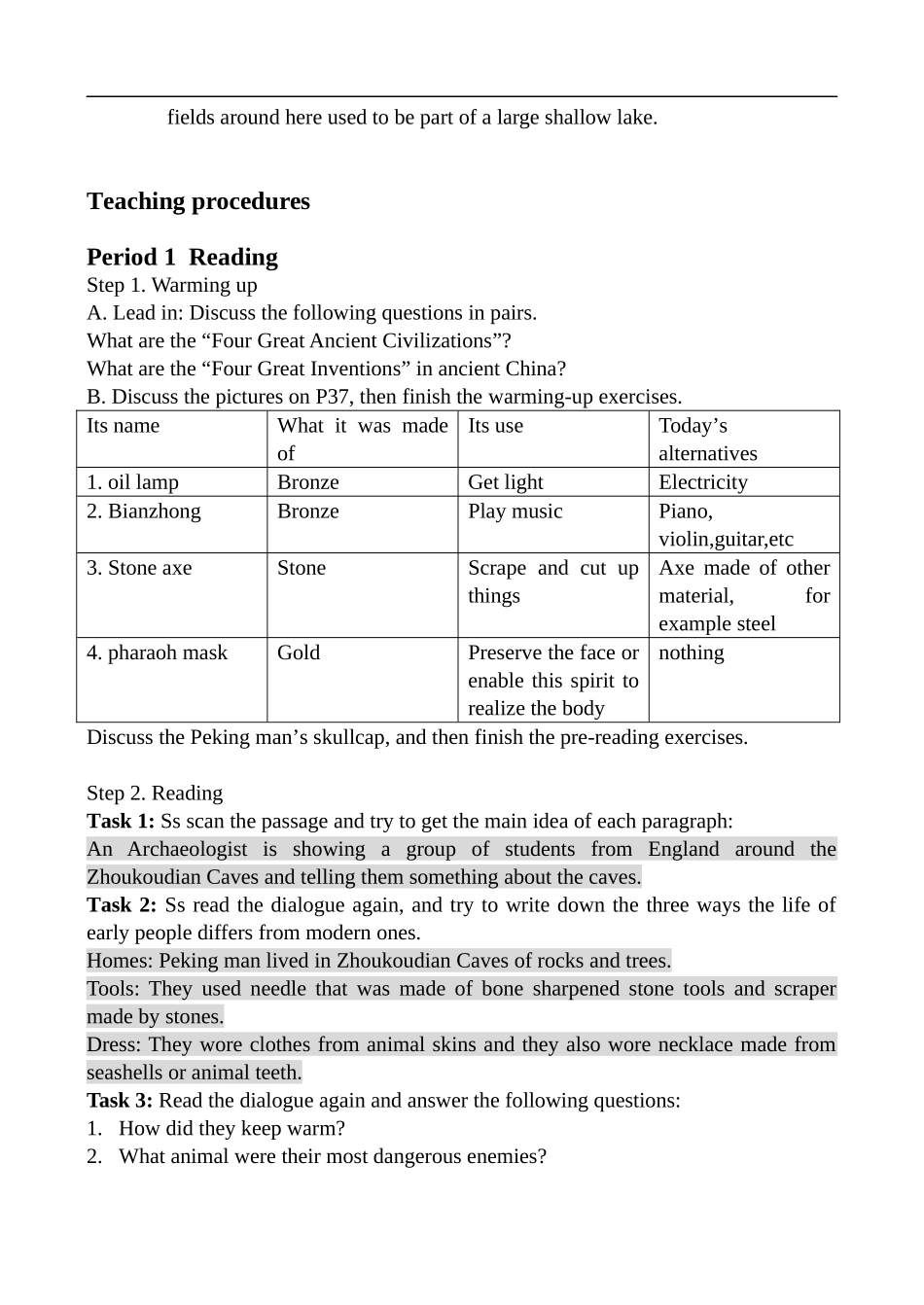 Unit 5 Meeting your ancestors_第2页