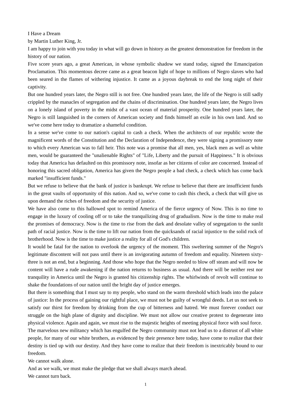 I have a dream_第1页