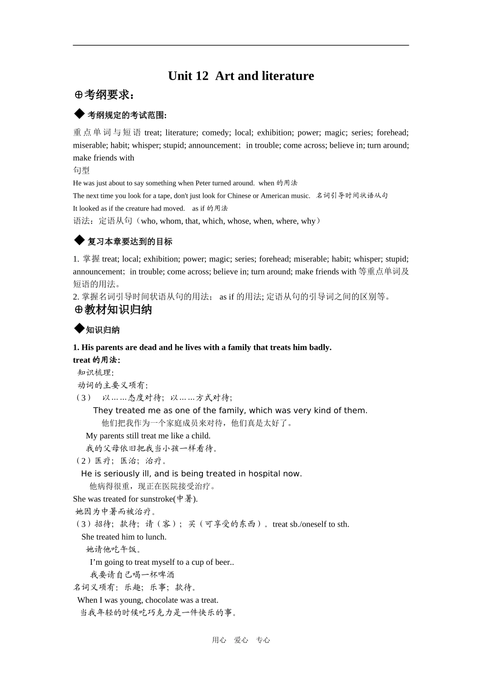 Unit 12  Art and literature_第1页