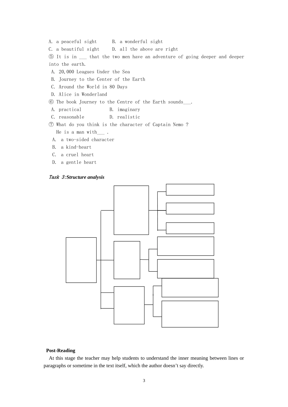 Unit 12  Fact and fantasy学案_第3页