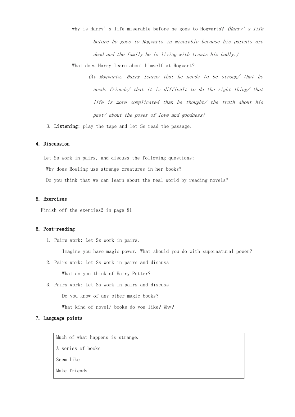 Unit 12 Art and Literature 教学示例二-新人教版高一全册英语教案_第3页