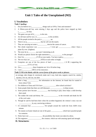 Unit1 of M2