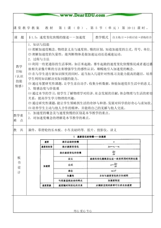§1.5加速度(1)