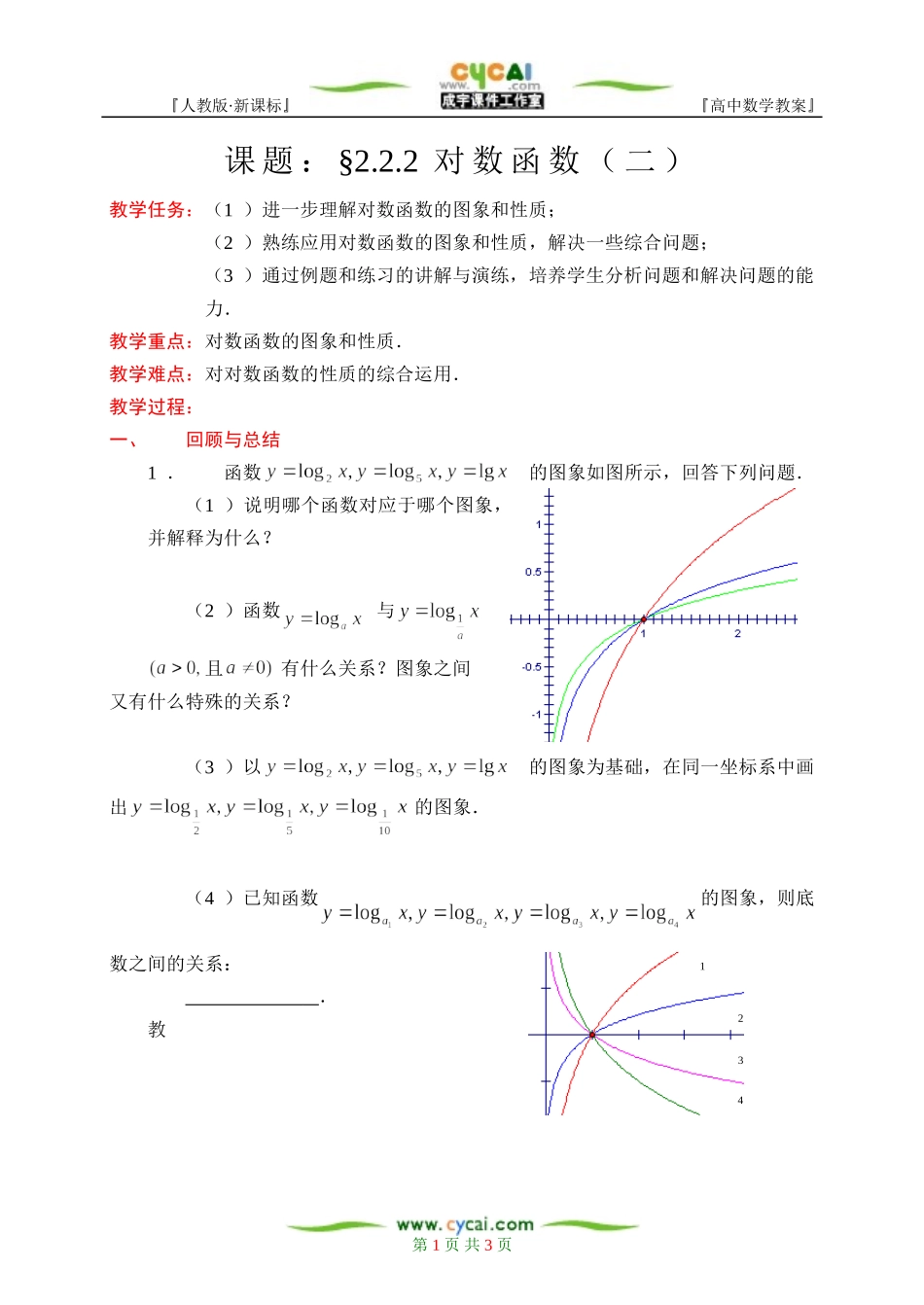 §2.2.2对数函数（2）_第1页