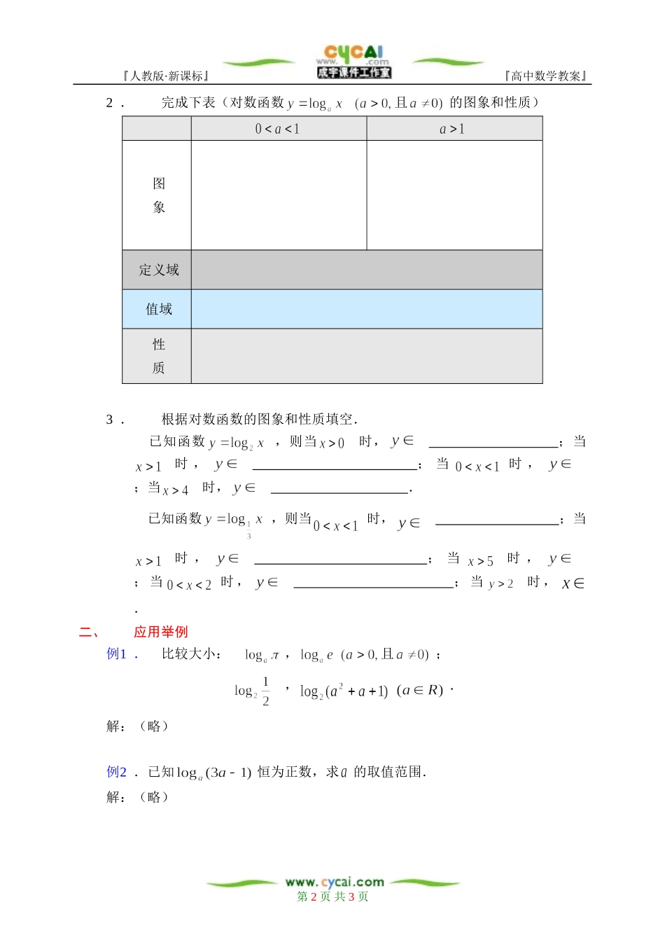 §2.2.2对数函数（2）_第2页