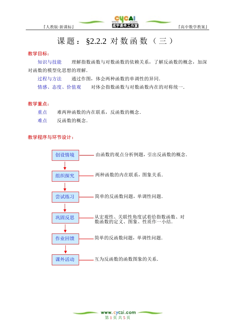 §2.2.2对数函数（3）_第1页