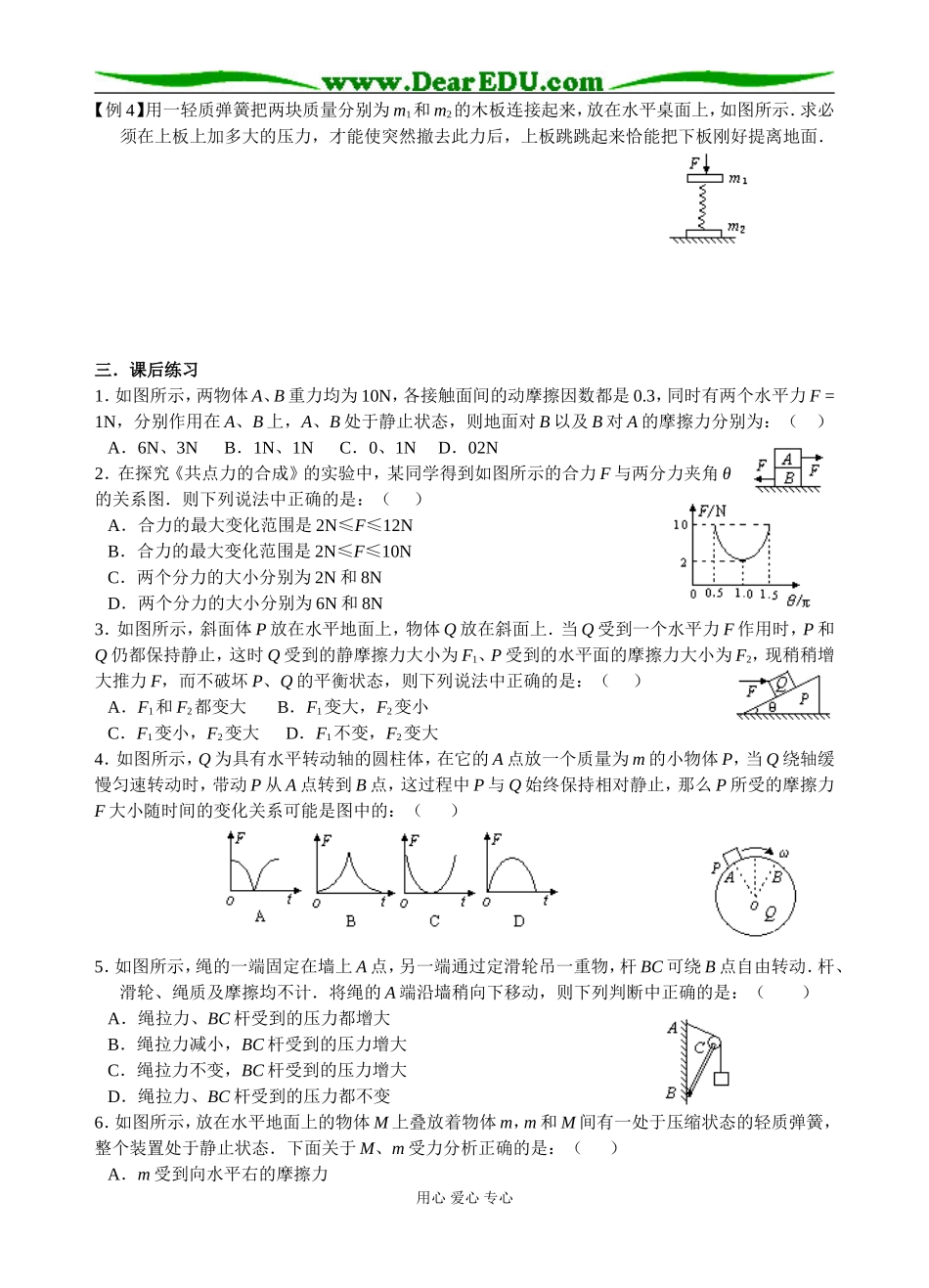 §6 《力  物体的平衡》综合_第2页
