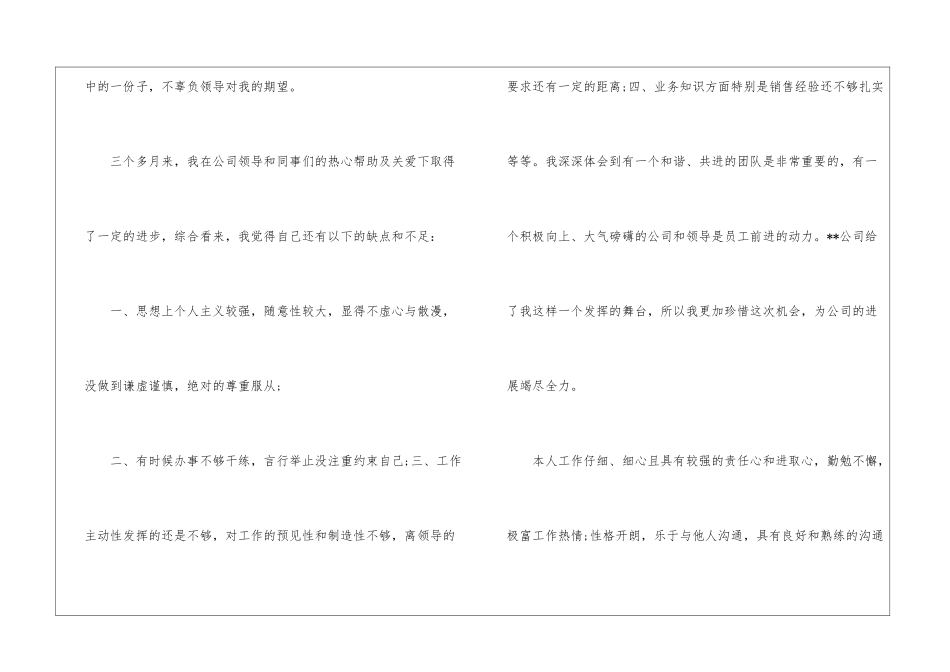 销售人员转正申请_第2页