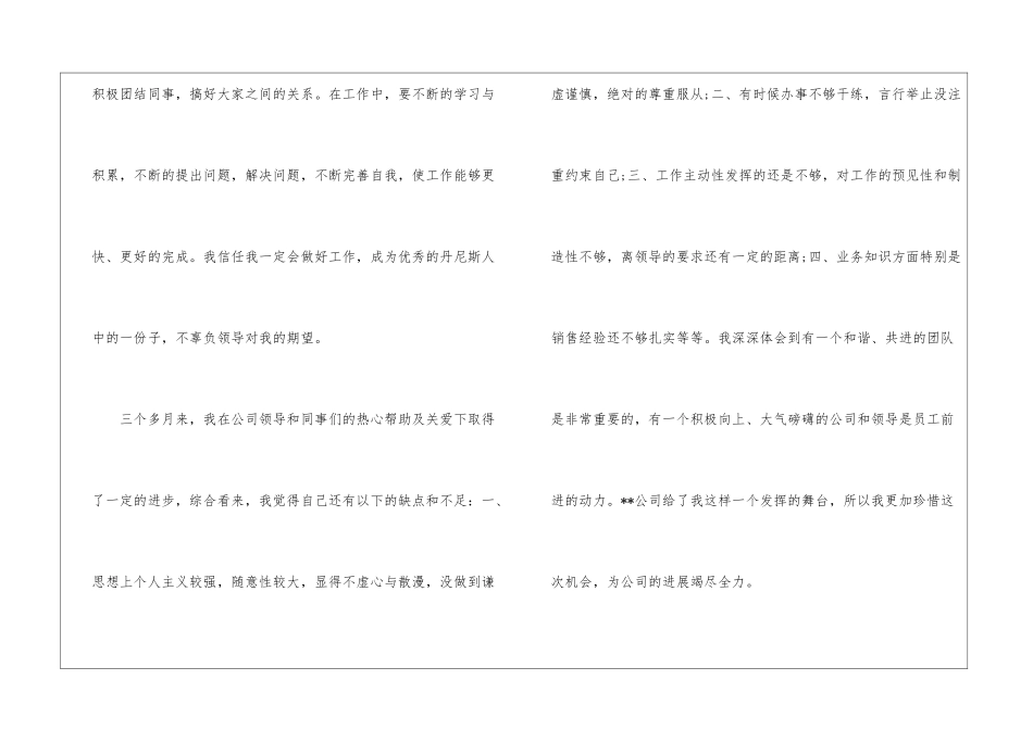 销售人员转正申请书_第2页
