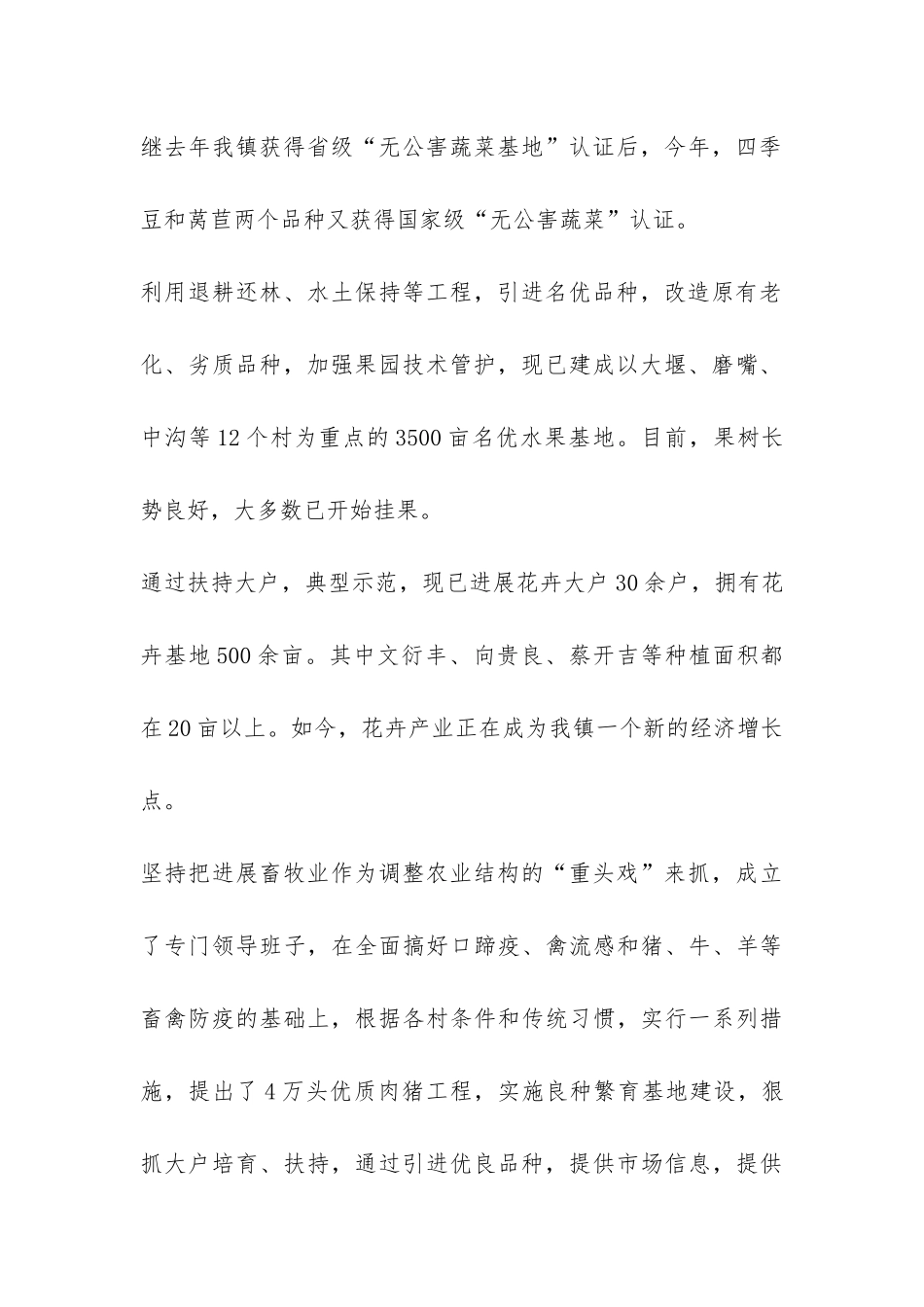 镇政府2024年度工作总结-_第2页