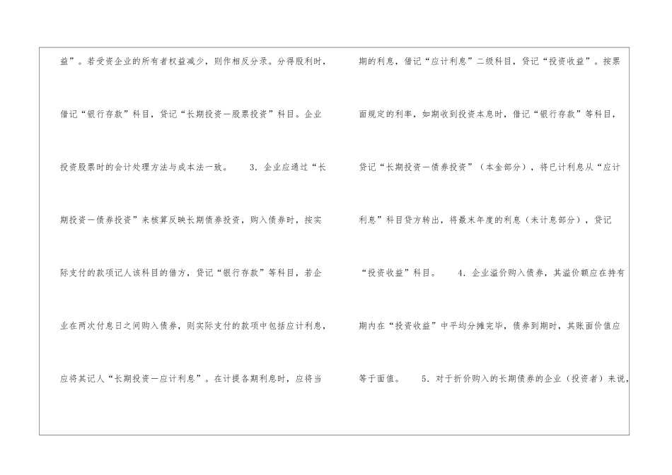 长期投资业务会计管理制度-_第2页