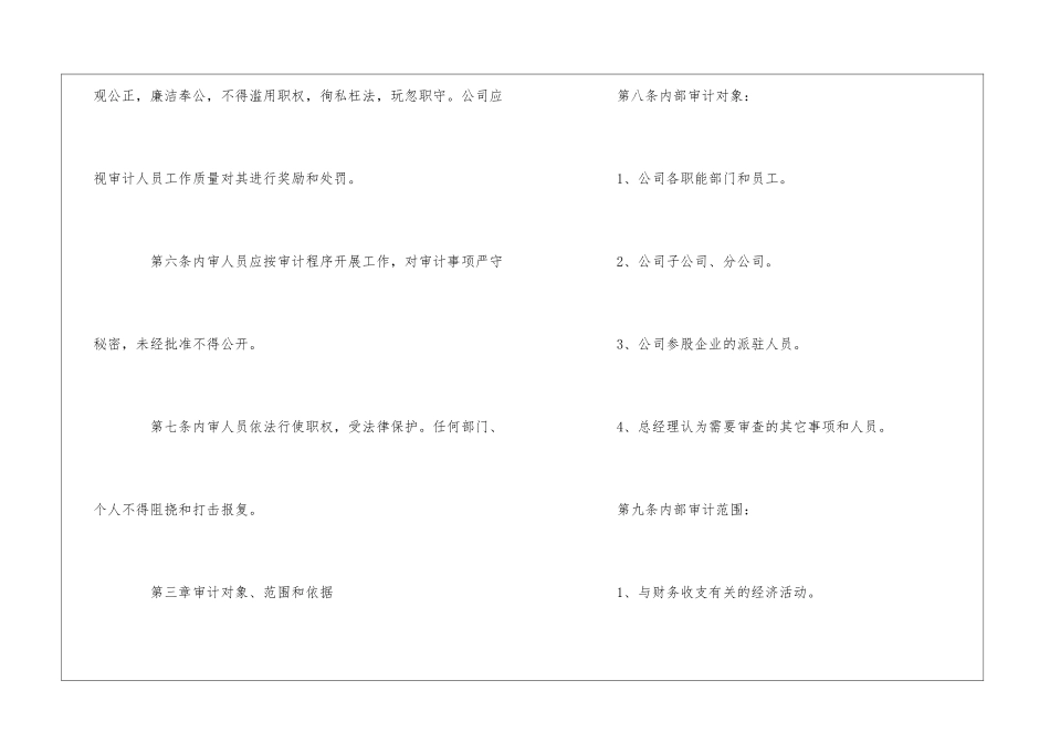 集团公司内部审计制度--_第2页