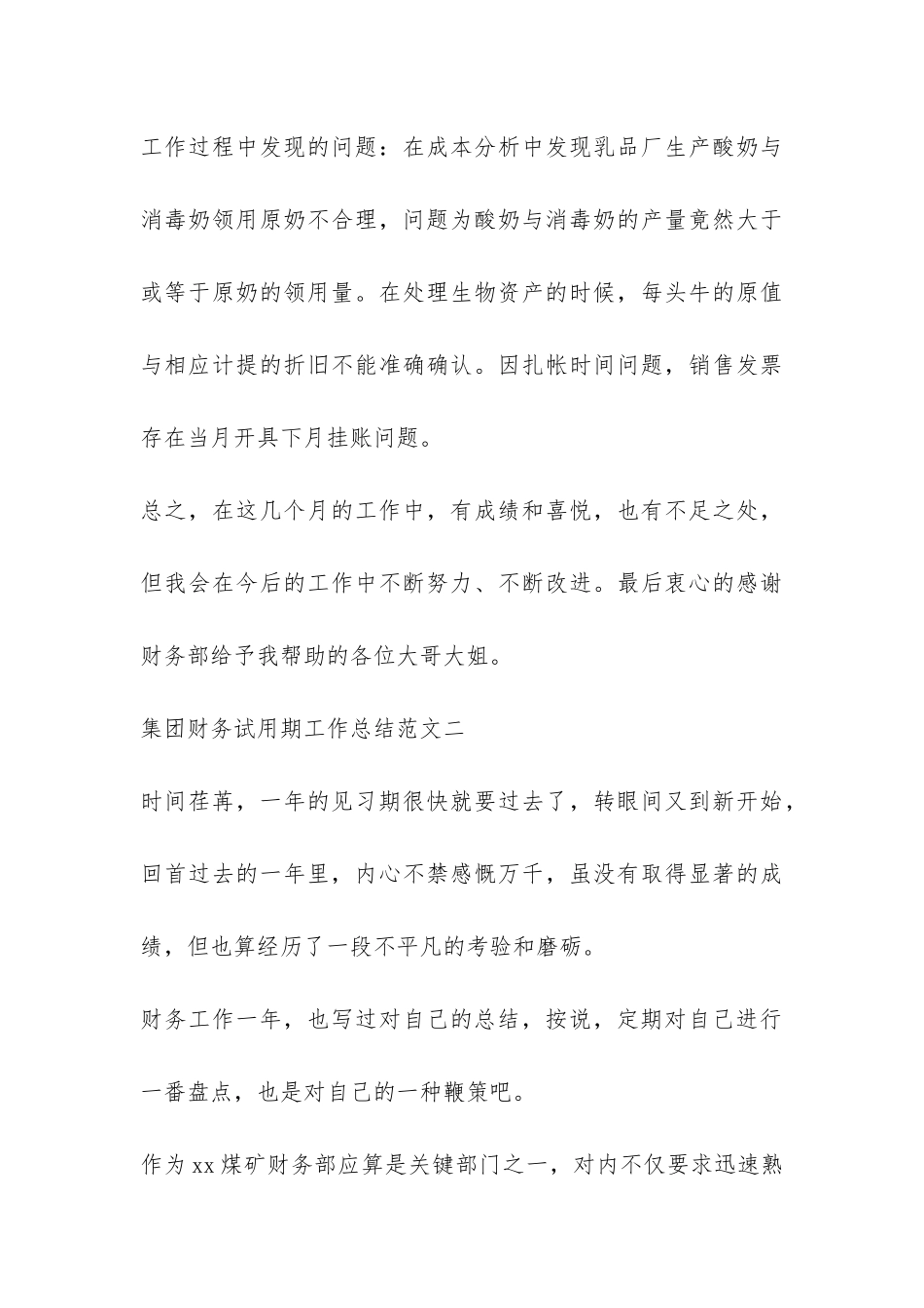 集团财务试用期工作总结-_第3页