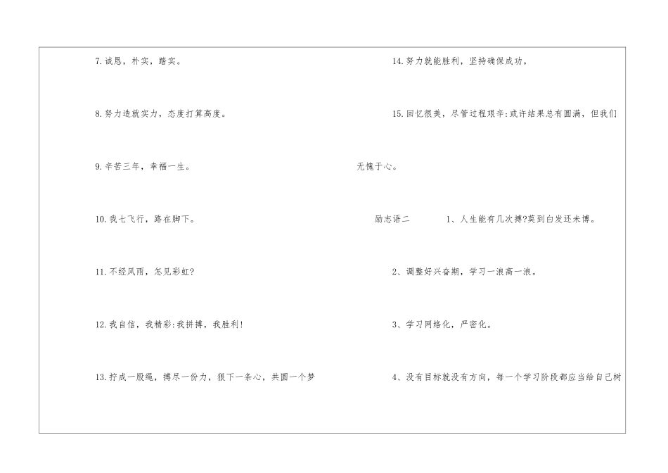 霸气高考励志语4篇_第2页
