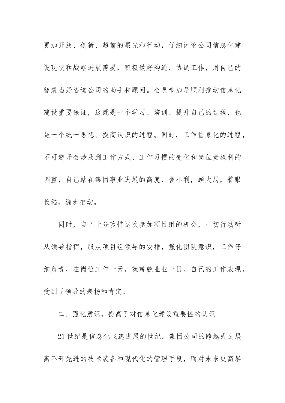 项目个人的工作总结7篇_第3页