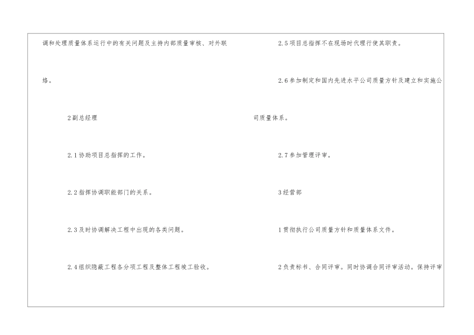 项目装饰公司管理人员的岗位职责--_第2页