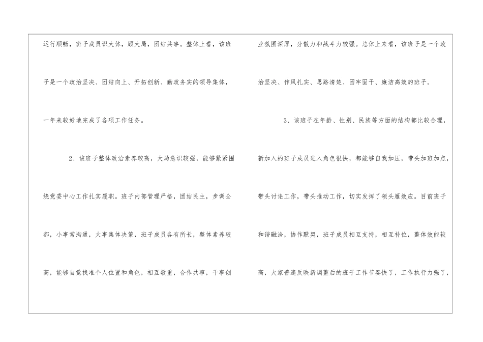 领导班子和领导干部评价用语_第2页