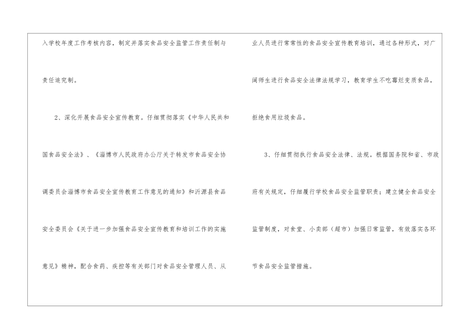 食品安全责任书范本_第2页