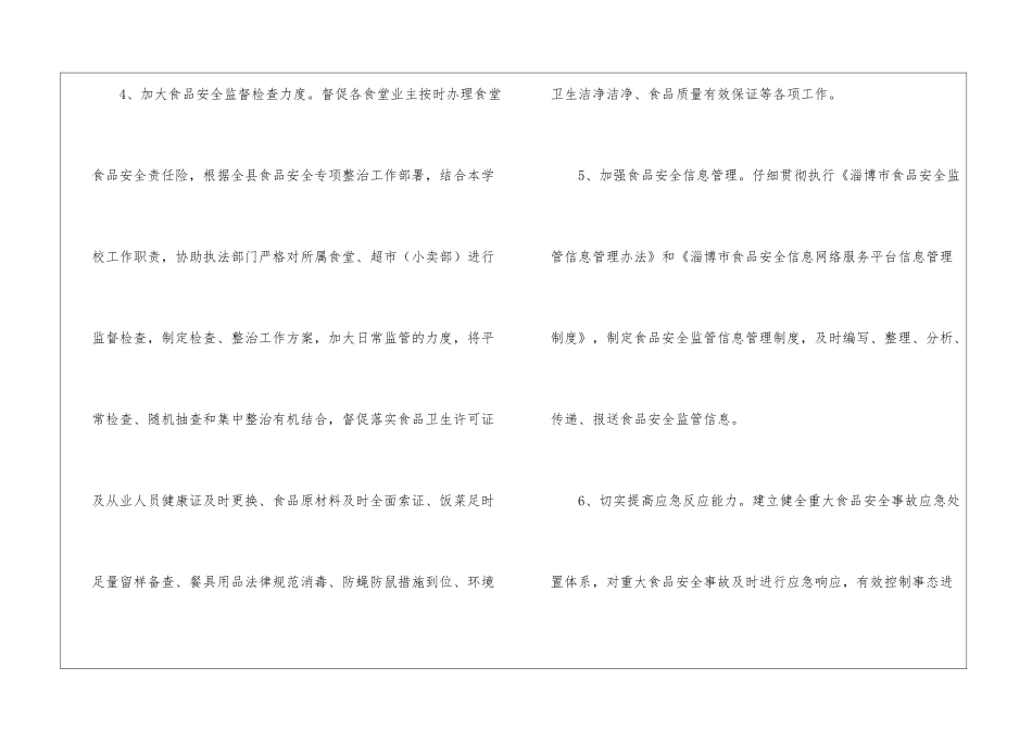 食品安全责任书范本_第3页
