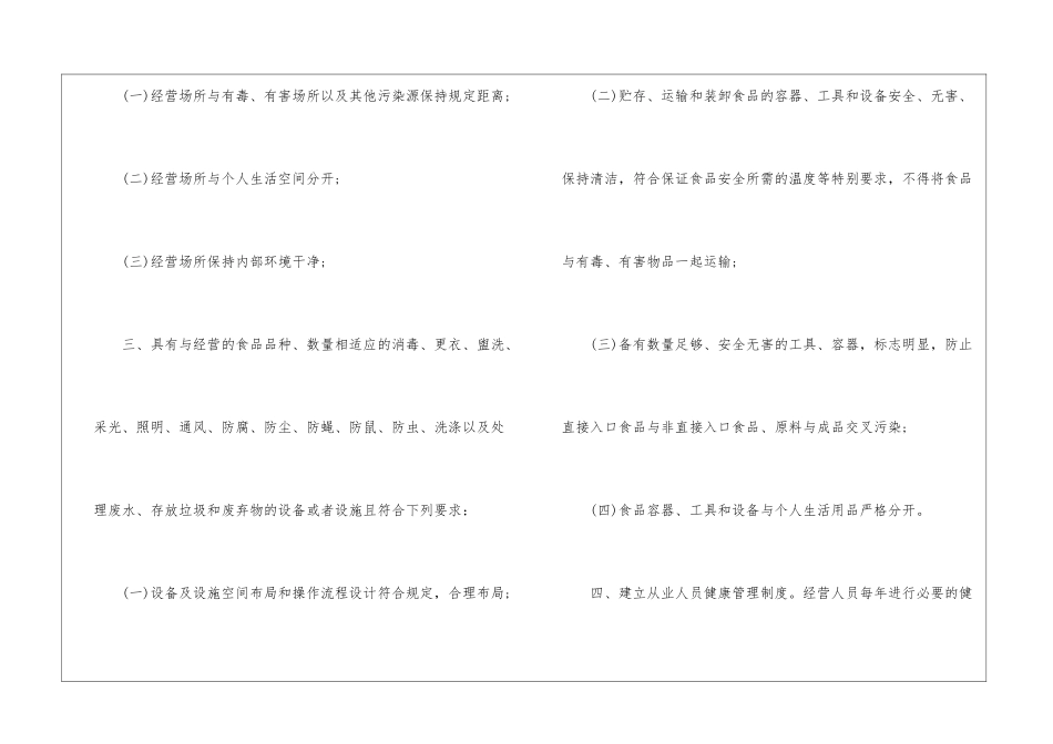 食品经营许可承诺书_第2页