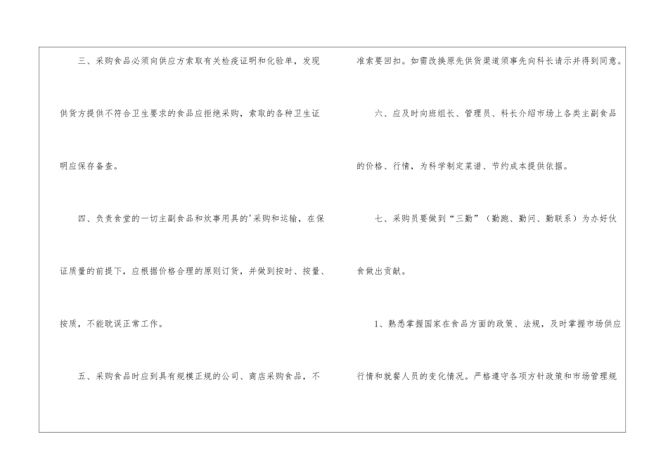食品采购员岗位职责_第2页