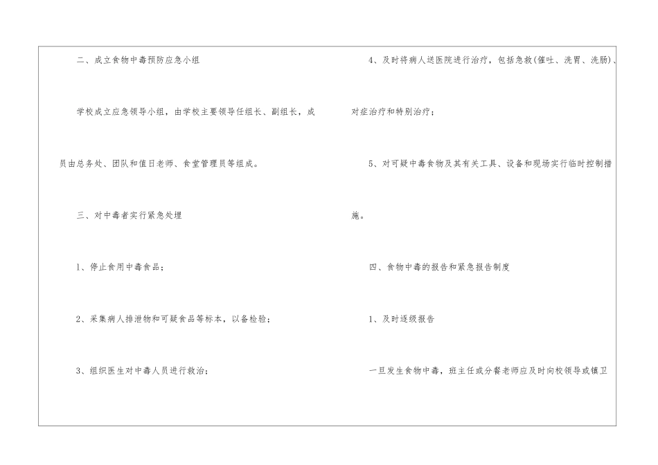 食堂突发事件应急预案_第2页