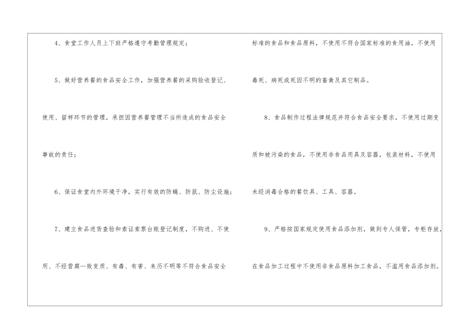 食堂管理人员承诺书_第2页