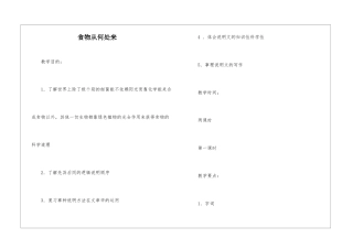 食物从何处来-