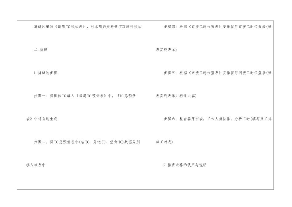 餐厅如何排班_第2页