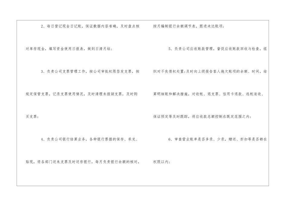 餐饮业出纳操作流程--_第3页