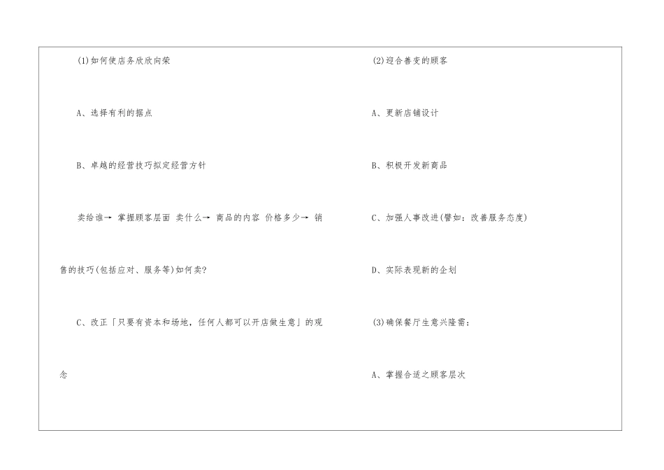 餐饮创业计划_第3页
