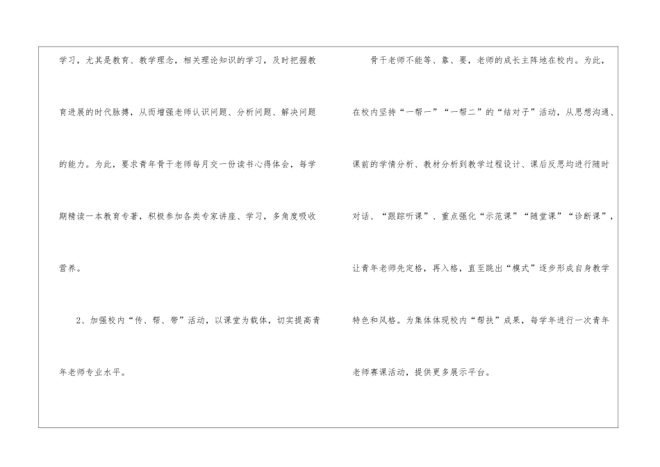 骨干工作计划模板10篇_第2页