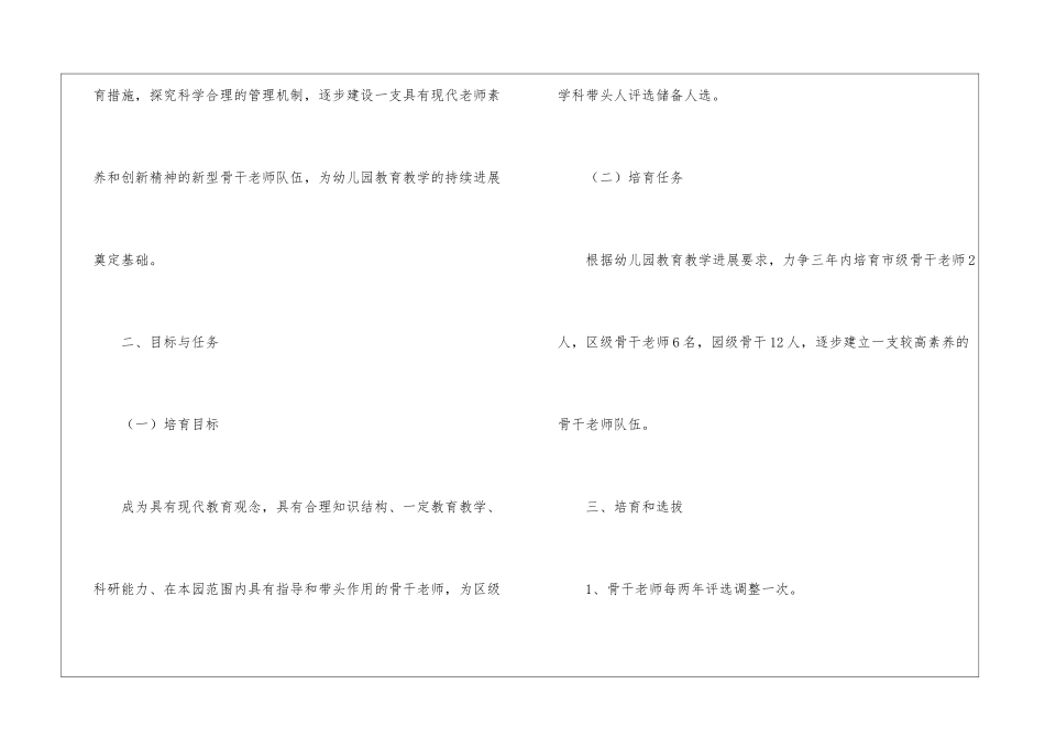 骨干工作计划模板六篇_第2页