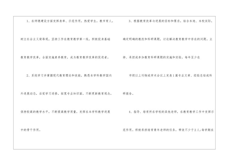 骨干教师个人研修工作计划书_第2页